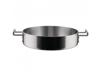 Bratentopf niedrig CONVIVIO 28 cm, 3,7 l, Edelstahl, Alessi