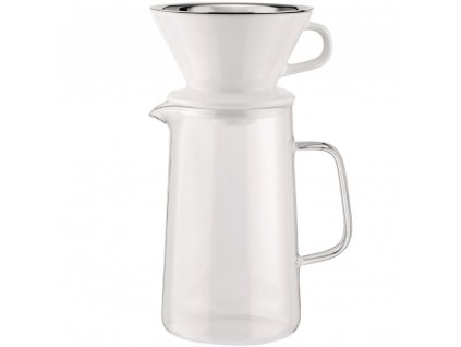 Kaffeefilterkanne SLOW COFFEE 24 cm, Glas, Alessi