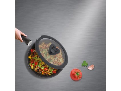 Deckel INGENIO L9846453 22 cm, Glas, Tefal