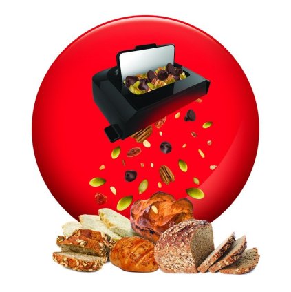 Brotbackautomat PAIN ET TRESORS PF251835, schwarz, Tefal