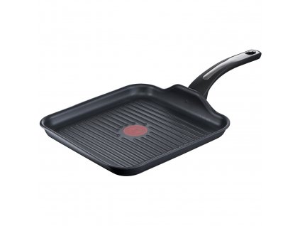 Grillpfanne SELECTION 26 x 26 cm, schwarz, Aluminium, Tefal