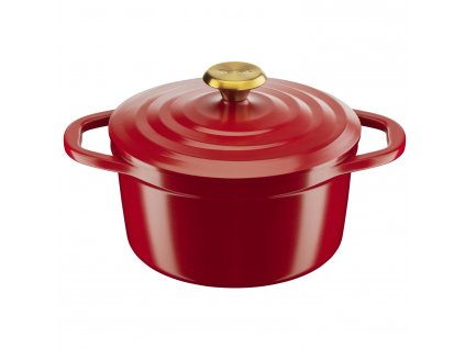 Kochtopf Kasserolle AIR E2544455 20 cm, 3,1 l, rot, Aluminium, Tefal