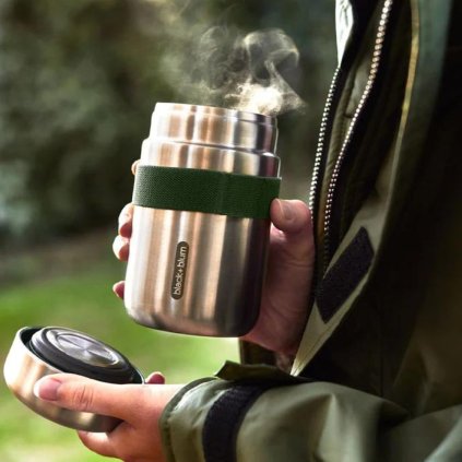 Lunchbox 400 ml, Olive, Edelstahl, Black+Blum