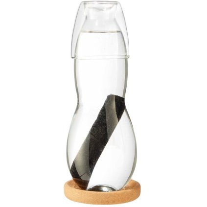 Wasserkaraffe EAU GOOD 800 ml, klar, Glas, Black+Blum