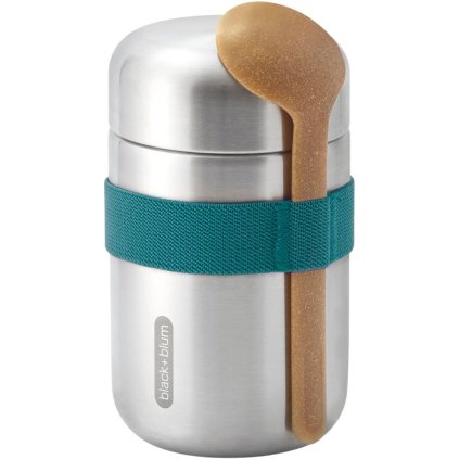 Lunchbox 400 ml, Marine, Edelstahl, Black+Blum
