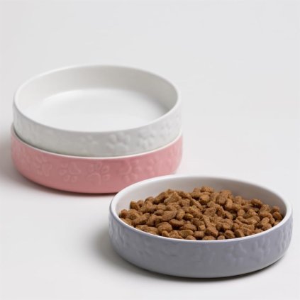 Katzennapf PETWARE 13 cm, grau, Steingut, Mason Cash