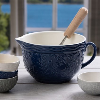 Teigschüssel NAUTICAL 1,9 l, blau, Steingut, Mason Cash