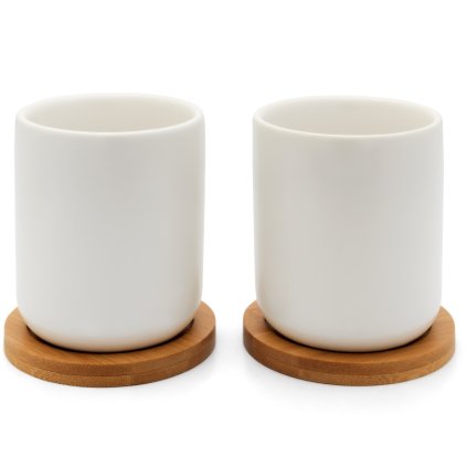 Teebecher UMEA 200 ml, 2er-Set, weiß, Keramik, Bredemeijer