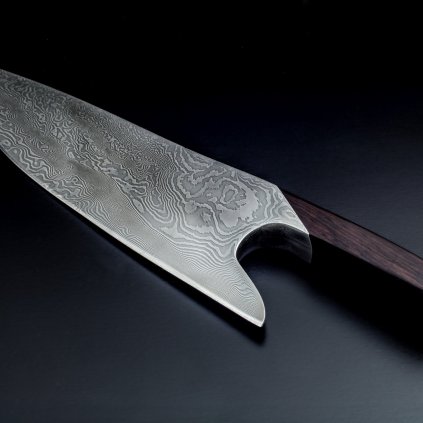 Chefmesser Kochmesser THE KNIFE GRENADILL DAMASCUS 26 cm, braun, Güde