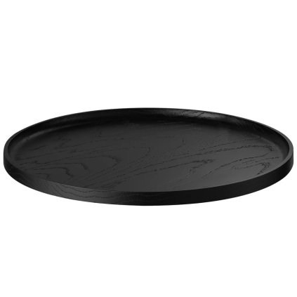 Serviertablett OKU 27,5 cm, schwarz, Holz, Blomus