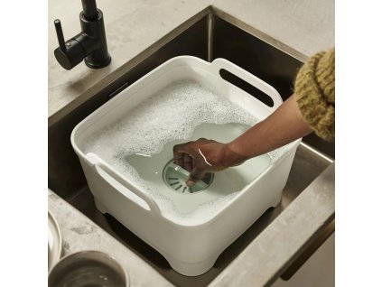 Abwaschschüssel WASH&DRAIN 851648, Creme, Kunststoff, Joseph Joseph