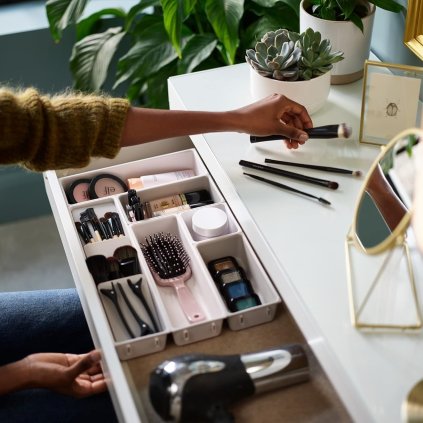 Make-up Organizer VIVA 75009, 7-teilig, Creme, Kunststoff, Joseph Joseph