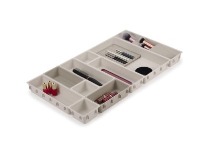 Make-up Organizer VIVA 75010, 12-teilig, Creme, Kunststoff, Joseph Joseph