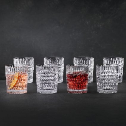 Whiskyglas ETHNO 294 ml, 8er-Set, klar, Nachtmann