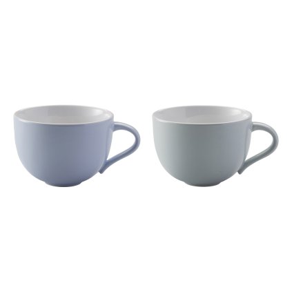 Kaffeetasse EMMA 300 ml, 2er-Set, blau, Steingut, Stelton