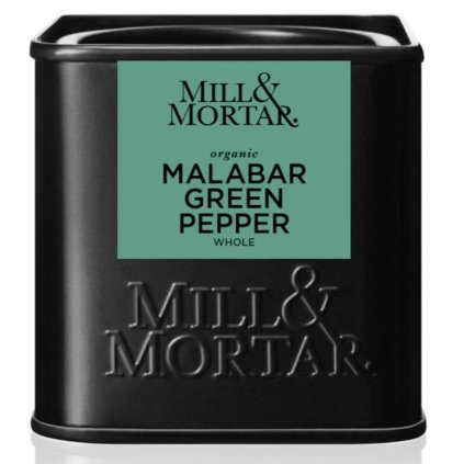 Bio grüner Pfeffer MALABAR 25 g, ganz, Mill & Mortar