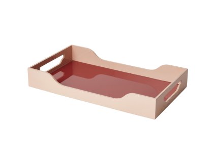 Servierplatte SWELL 34 cm, Kastanie, Holz, Printworks