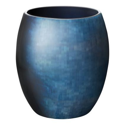 Vase STOCKHOLM HORIZON 16 cm, blau, Aluminium, Stelton