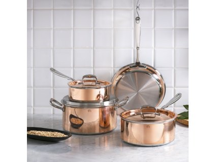 Kasserolle CON CLASSE 20 cm, Kupfer, Ruffoni