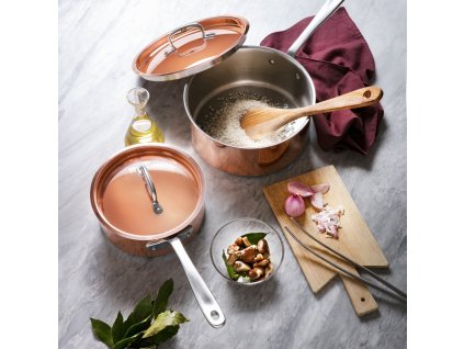 Kasserolle CON CLASSE 18 cm, Kupfer, Ruffoni