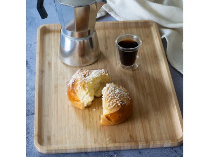 Serviertablett NBA161 42 x 30 cm, braun, Bambus, Pebbly