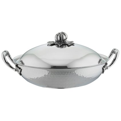 Wok OPUS PRIMA 30 cm, Silber, Edelstahl, Ruffoni