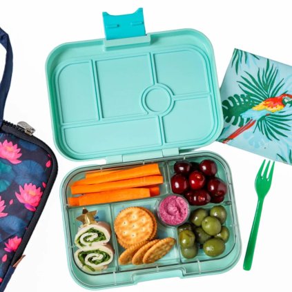 Lunchbox ORIGINAL 6 625 ml, Türkis / Paris, Kunststoff, Yumbox