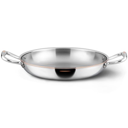 Servierpfanne CON CUORE 20 cm, Silber, Kupfer, Ruffoni