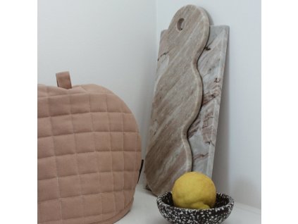 Servierplatte SKAGEN 40 cm, braun, Marmor, Humdakin