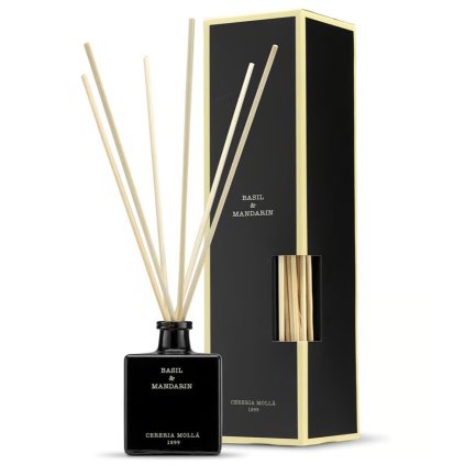 Raumduft Diffuser BASIL & MANDARIN 100 ml, Cereria Mollá