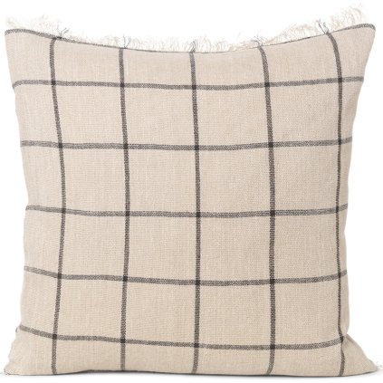 Deko Kissen CALM 50 x 50 cm, beige, baumwolle / leinen, fest LIVING