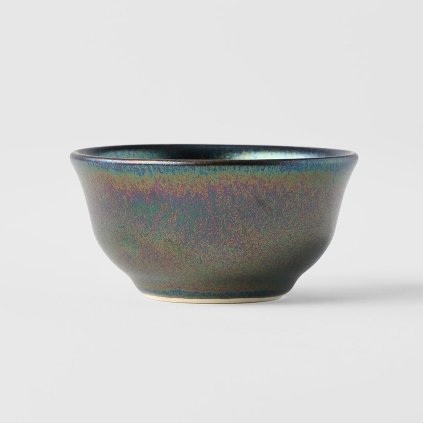 Sake Becher DARK LUSTRE 60 ml, schwarz, keramik, MIJ