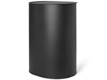 Mülleimer ENKEL 40 l, schwarz, Kohlenstoff stahl, ferm LIVING