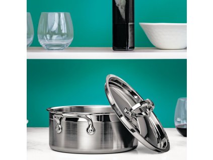 Topf PROBOND 20 cm, 2,8 l, edelstahl, Hestan