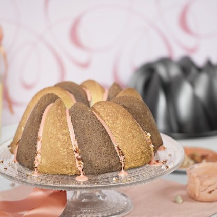 Gugelhupfform INSPIRATION 25 cm, grau, metall, Kaiser