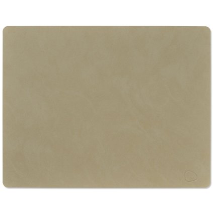 Tischset SQUARE NUPO 35 x 45 cm, Kräuterstaub, leder, LIND DNA