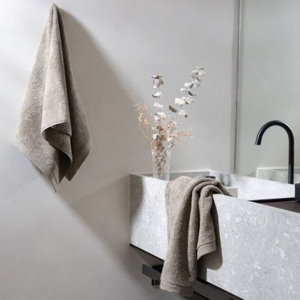Badetuch FLORENCE 70 x 140 cm, weiß, baumwolle, Clarysse