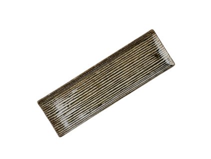 Servierteller CONTOUR 33 x 10,5 cm, grün, keramik, MIJ