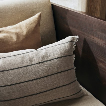Deko Kissen CALM 60 x 40 cm, beige, baumwolle / leinen, fest LIVING