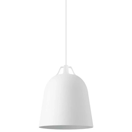 217055 zavesna lampa clover 21 cm bila hlinik eva solo