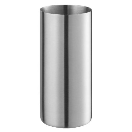 Zahnputzbecher MODO 12 cm, silber, matt edelstahl, Blomus
