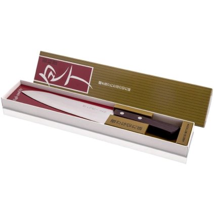 Japanisches Messer GYUTO KANETSUGU MIYABI ISSIN 18 cm, braun, Dellinger