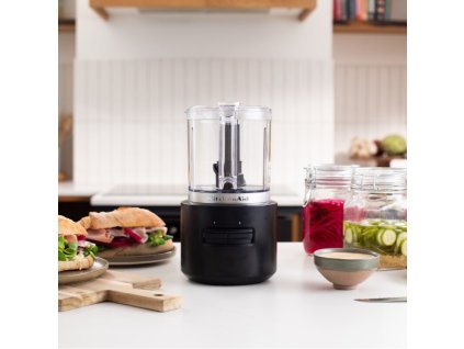 Food Processor 5KFCR500, kabellos, ohne Akku, matt schwarz, KitchenAid