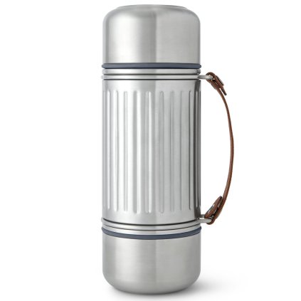 Isolierflasche EXPLORER DUO 1 l, silber, edelstahl, Black+Blum