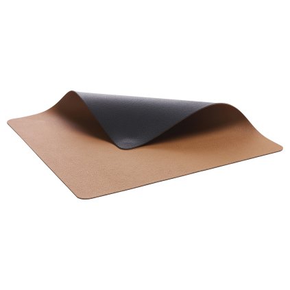 Tischset 46 x 33 cm, doppelseitig, set à 4 st, schwarz / braun, PVC, Bitz