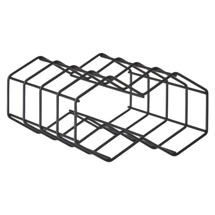 Weinregal ROCKS 19,5 cm, modular, schwarz, stahl, Zone Dänemark