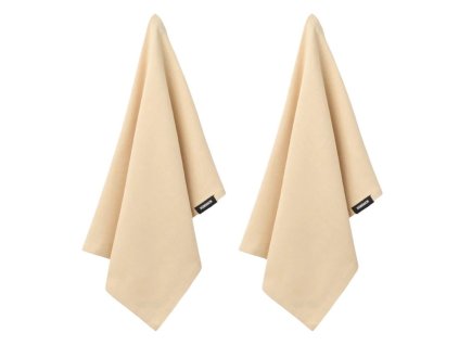 Geschirrtuch ORGANIC 45 x 70 cm, set à 2 st, feinsandig, baumwolle, Humdakin