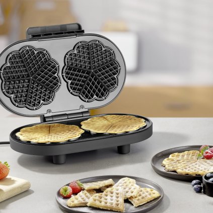 Waffeleisen WA 2118, schwarz, Severin