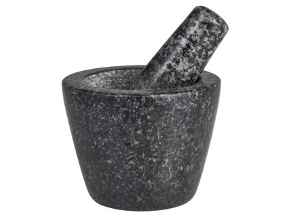 Mörser mit Stößel DORCESTER 10cm, schwarz, granit, Cole & Mason