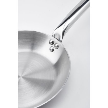 Sauteuse ALCHIMY 24 cm, 2,5 l, abgerundet, Edelstahl, de Buyer